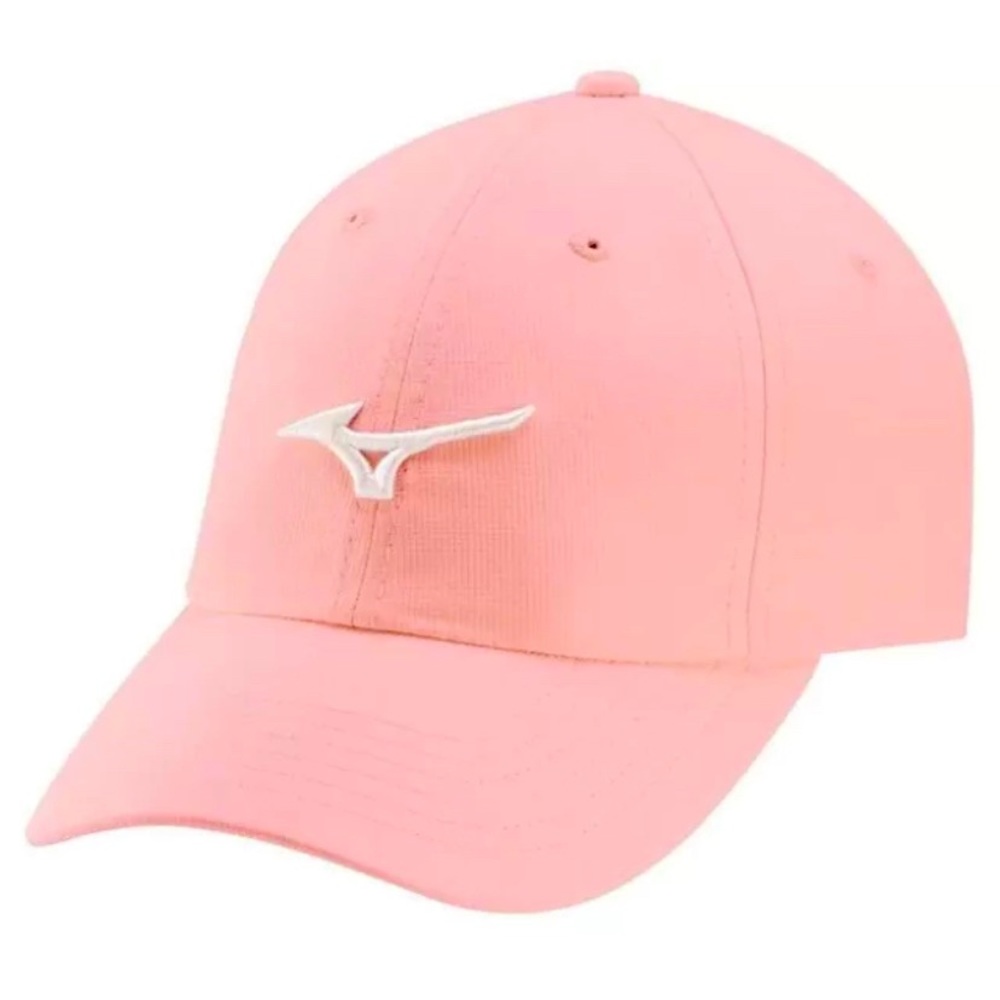 NEW Mizuno Tour Adjustable Lightweight Small Fit Golf Hat PINK/WHITE NWT